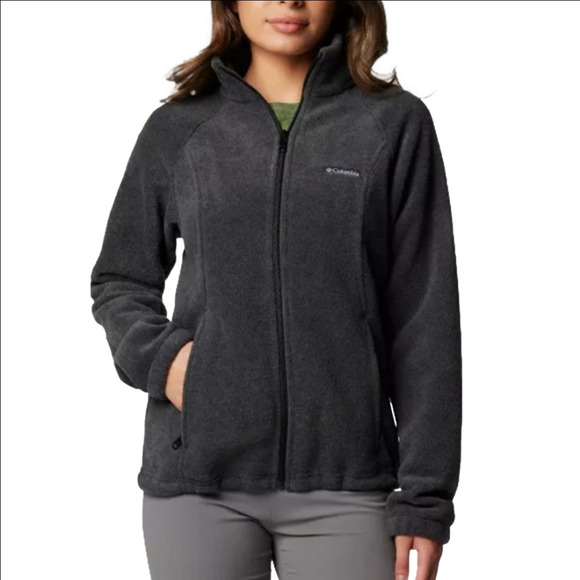 Columbia Jackets & Blazers - Columbia Collared Zippered Long Sleeve Fleece Jacket Size S